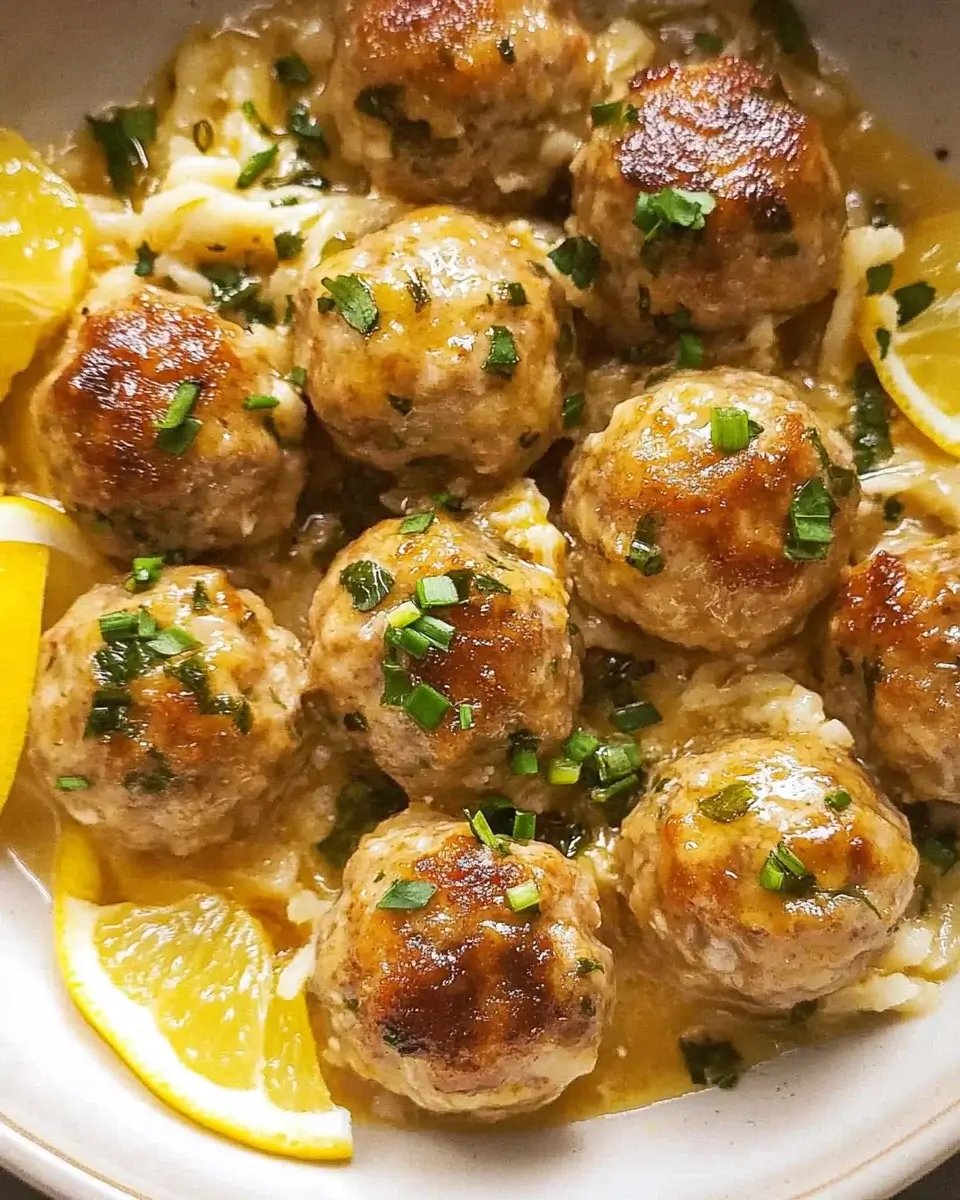 Chicken Piccata Meatballs are a delicious dinner option.