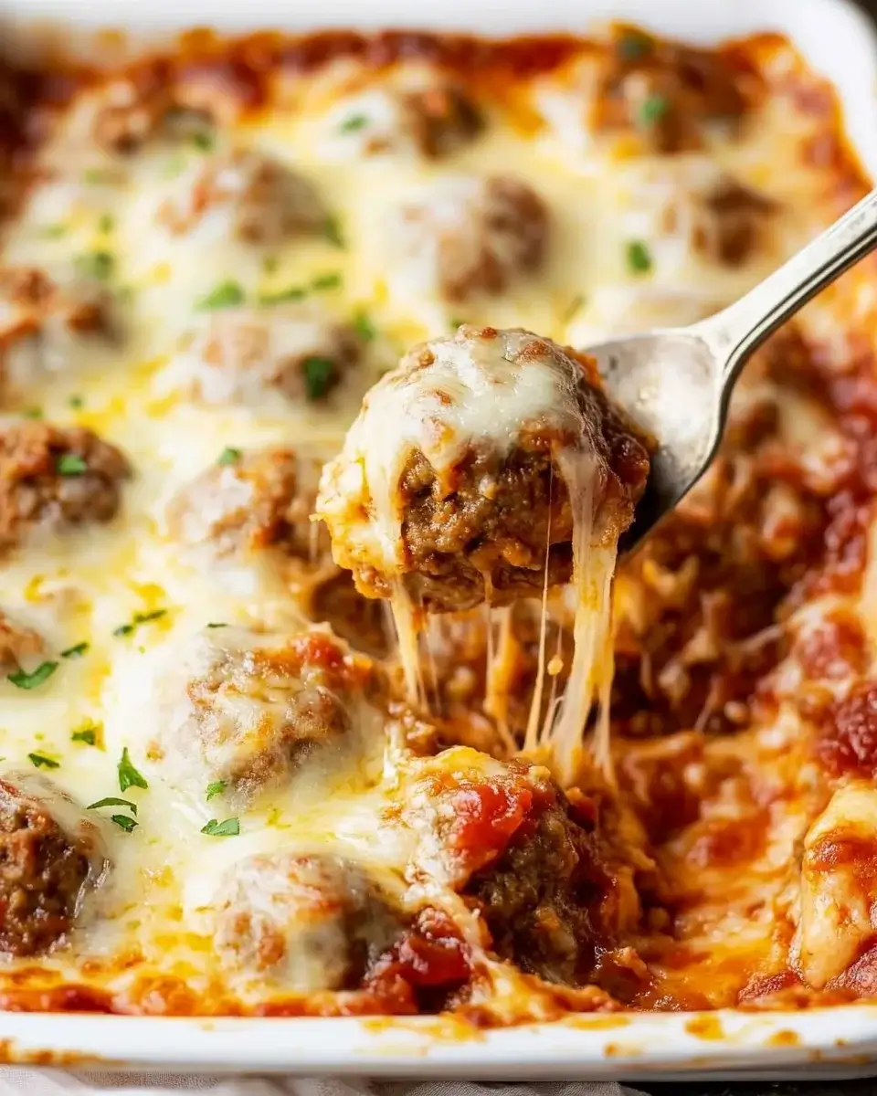 Savory Baked Meatballs are easy to make and delicious!