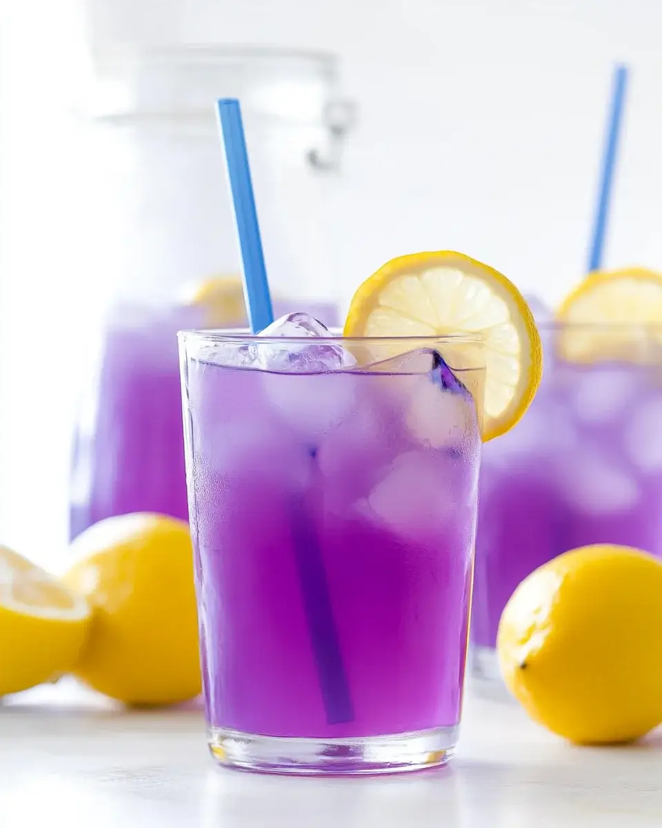 Butterfly Pea Flower Lemonade is a must-try drink!