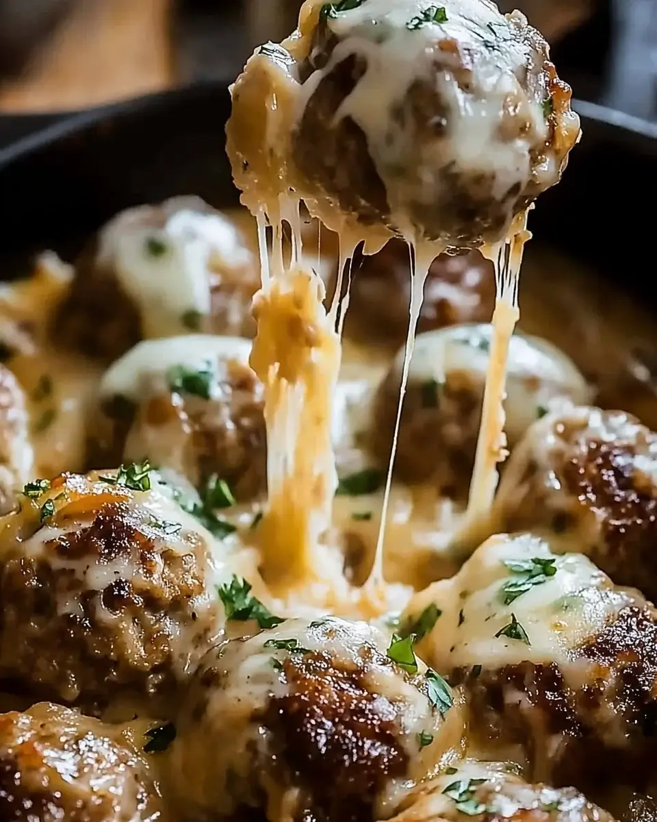 Cheesy French Onion Meatballs: A Savory Delight Recipe!