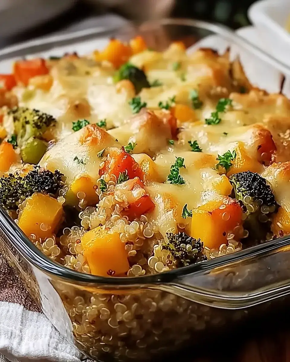 Cheesy Veggie Quinoa Casserole: A Healthy Delight Awaits!