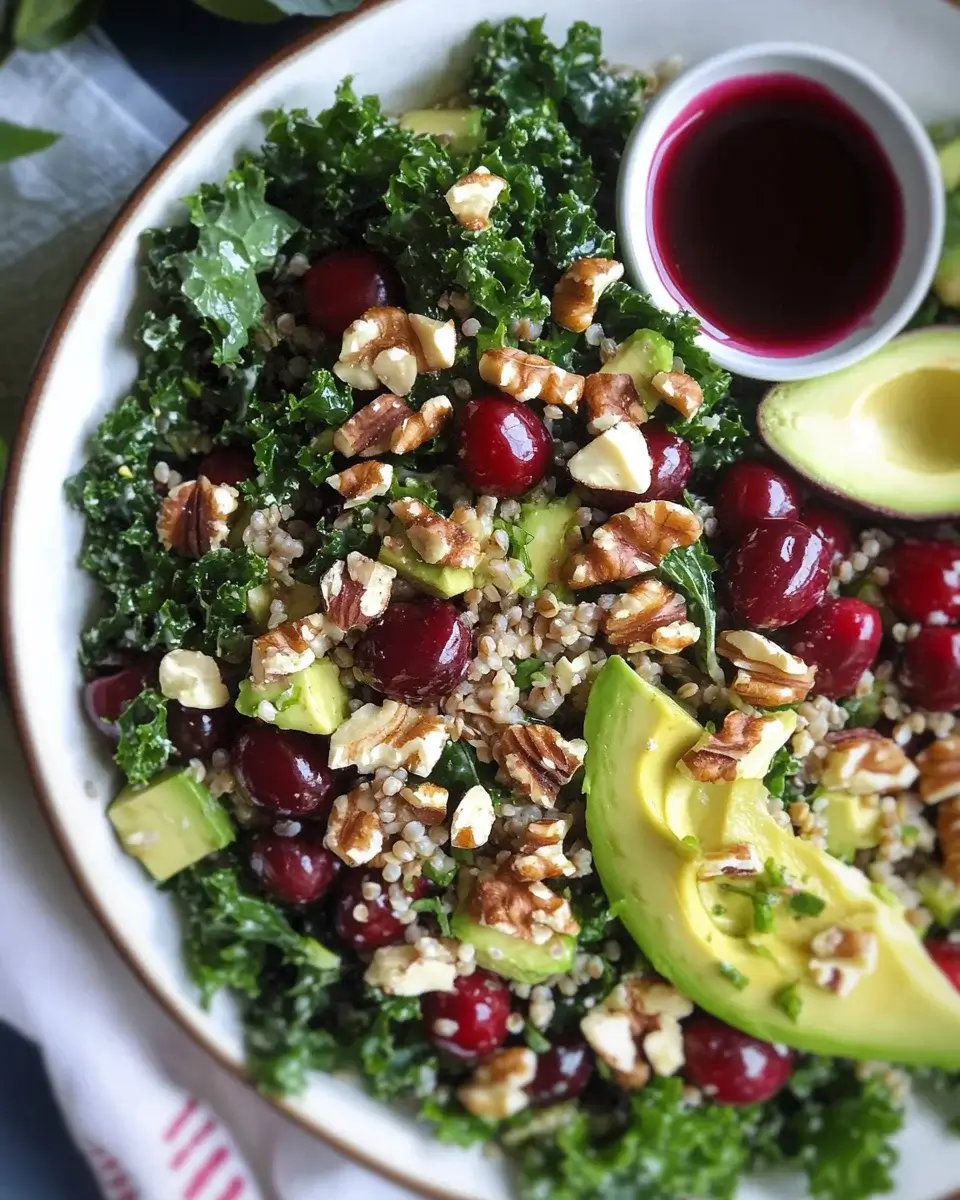 Cherry Kale Salad with Farro: A Delightful Recipe!