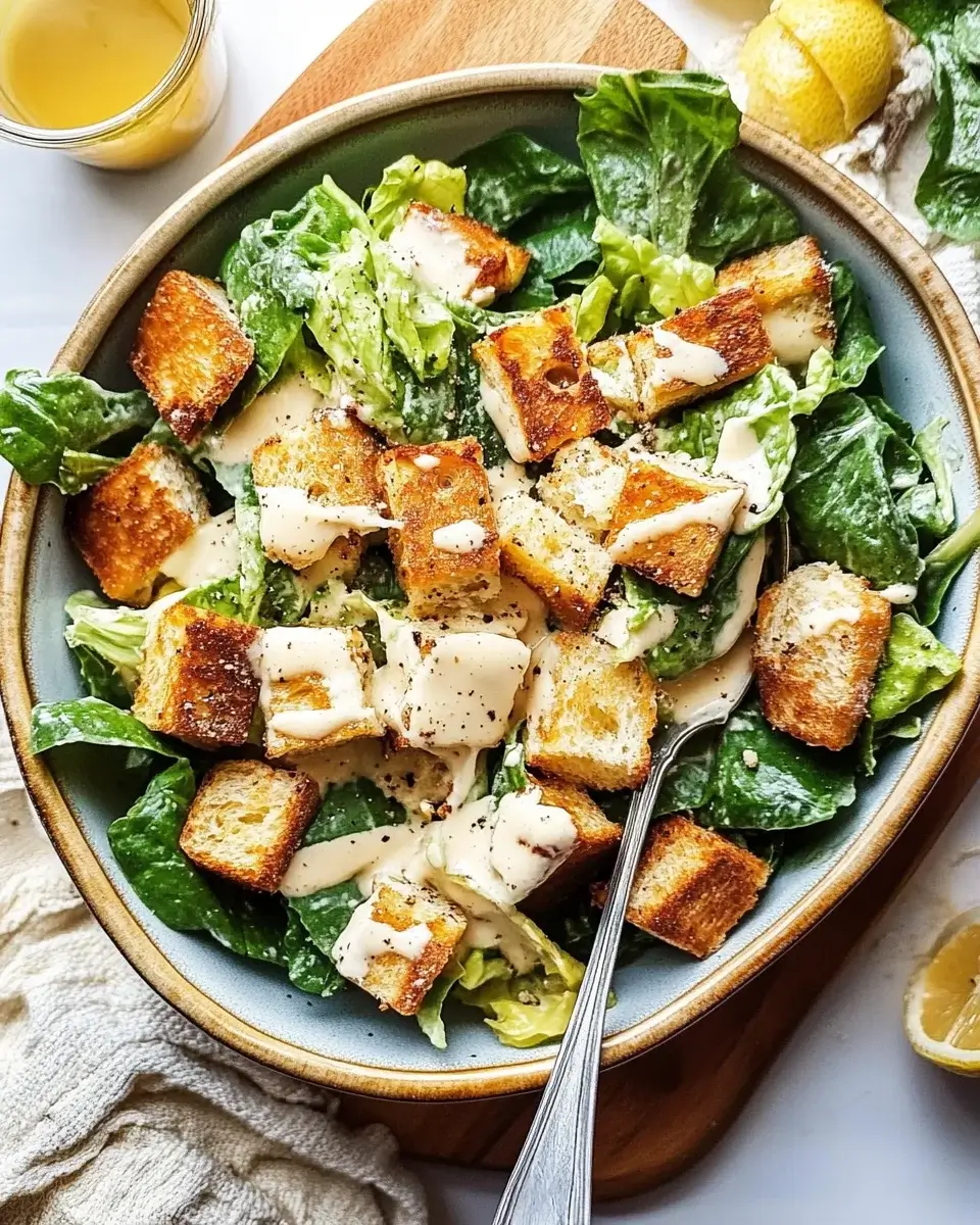 Classic Caesar Salad is a timeless favorite dish.