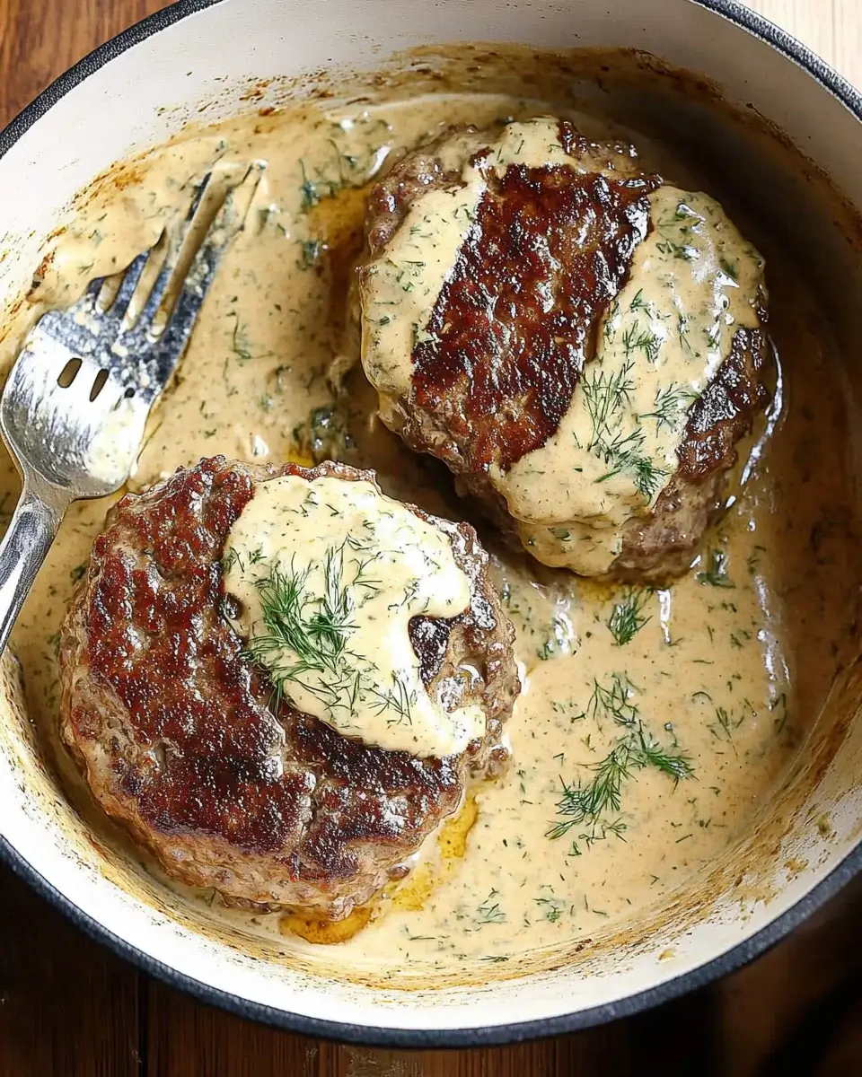Creamy Dill Hamburger Steak: A Simply Delicious Recipe