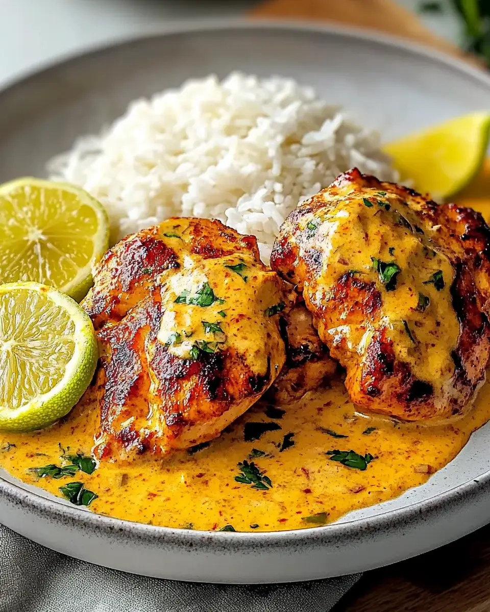 Creamy Peri-Peri Chicken with Rice: A Must-Try Delight!