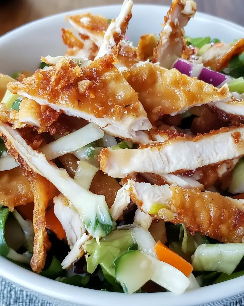 Crispy Chinese Chicken Salad: A Crunchy Delight Awaits!