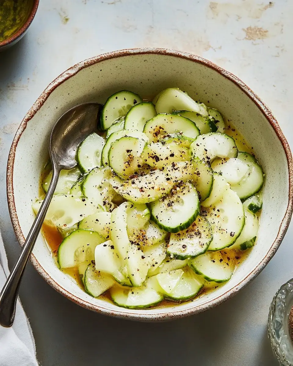 Crispy Cucumber Vinegar Salad transforms your meals!