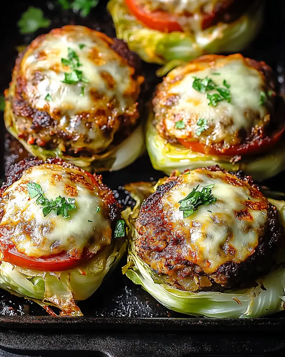 Crispy Oven-Baked Cabbage Burgers: A Tasty Family Treat!