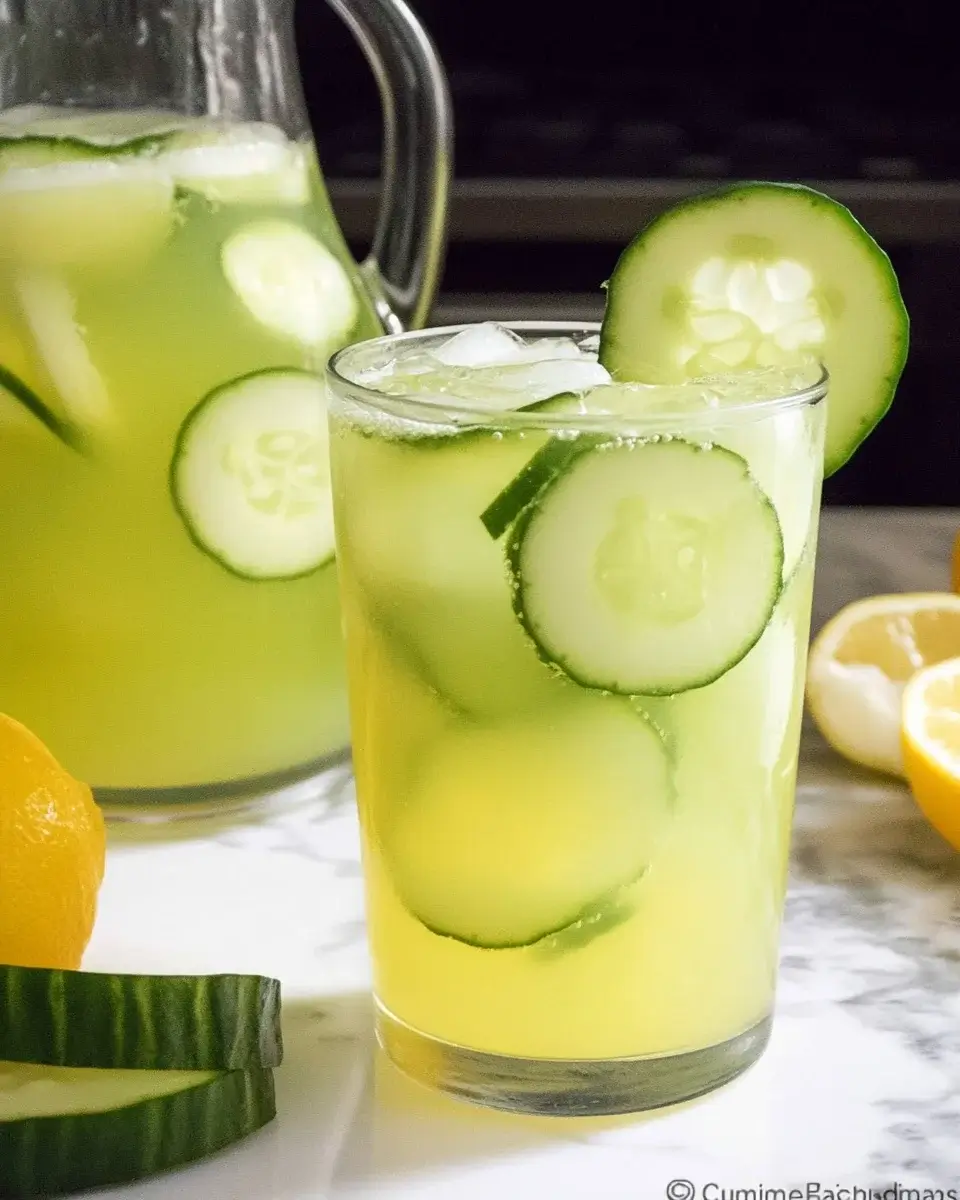 Cucumber Lemonade is a refreshing summer drink to enjoy!