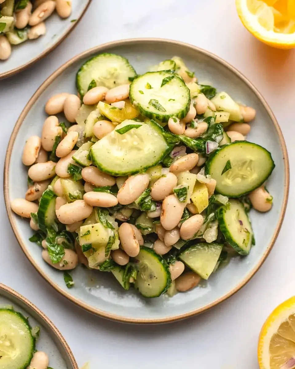 Dilly White Bean and Cucumber Salad: A Refreshing Delight!