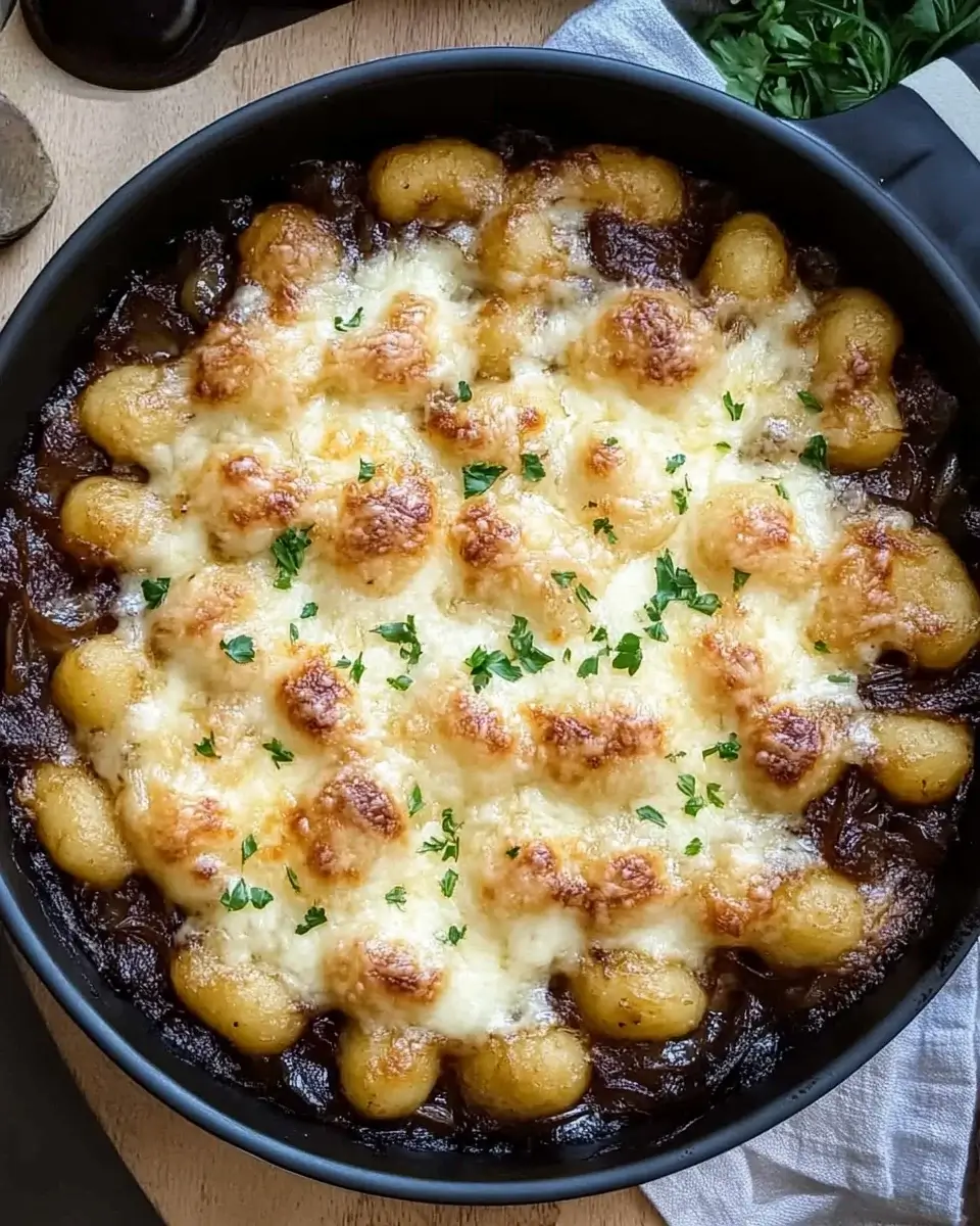 French Onion Gnocchi Bake: A Cozy Comfort Food Delight
