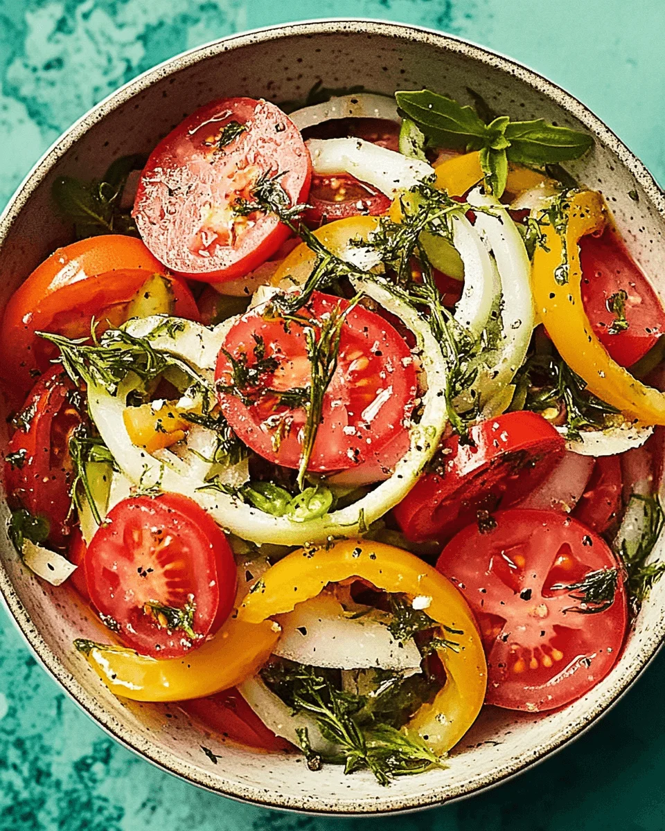 Fresh Summer Tomato Salad: A Refreshing Taste Delight!