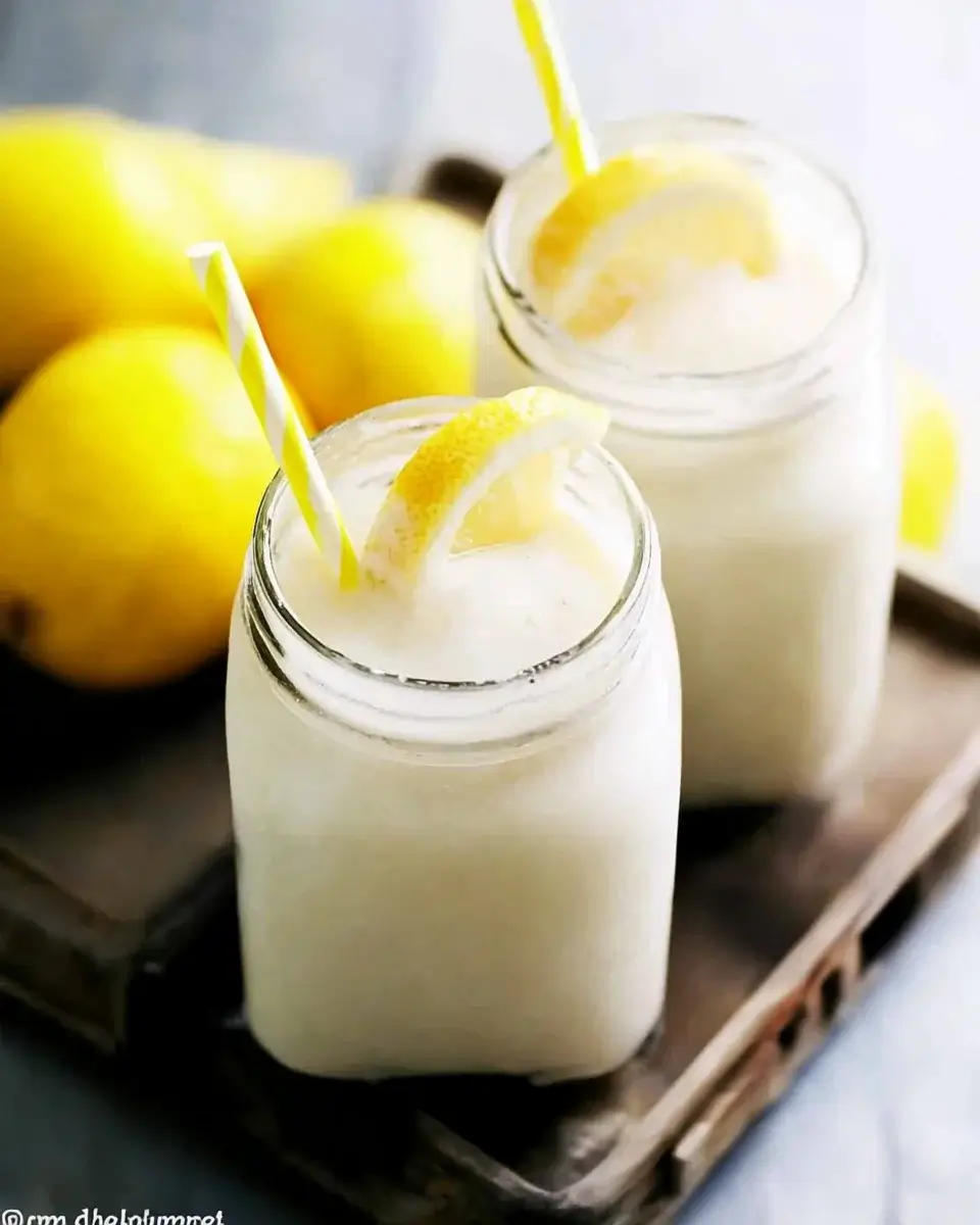Frosted Lemonade is the perfect summer treat to enjoy!