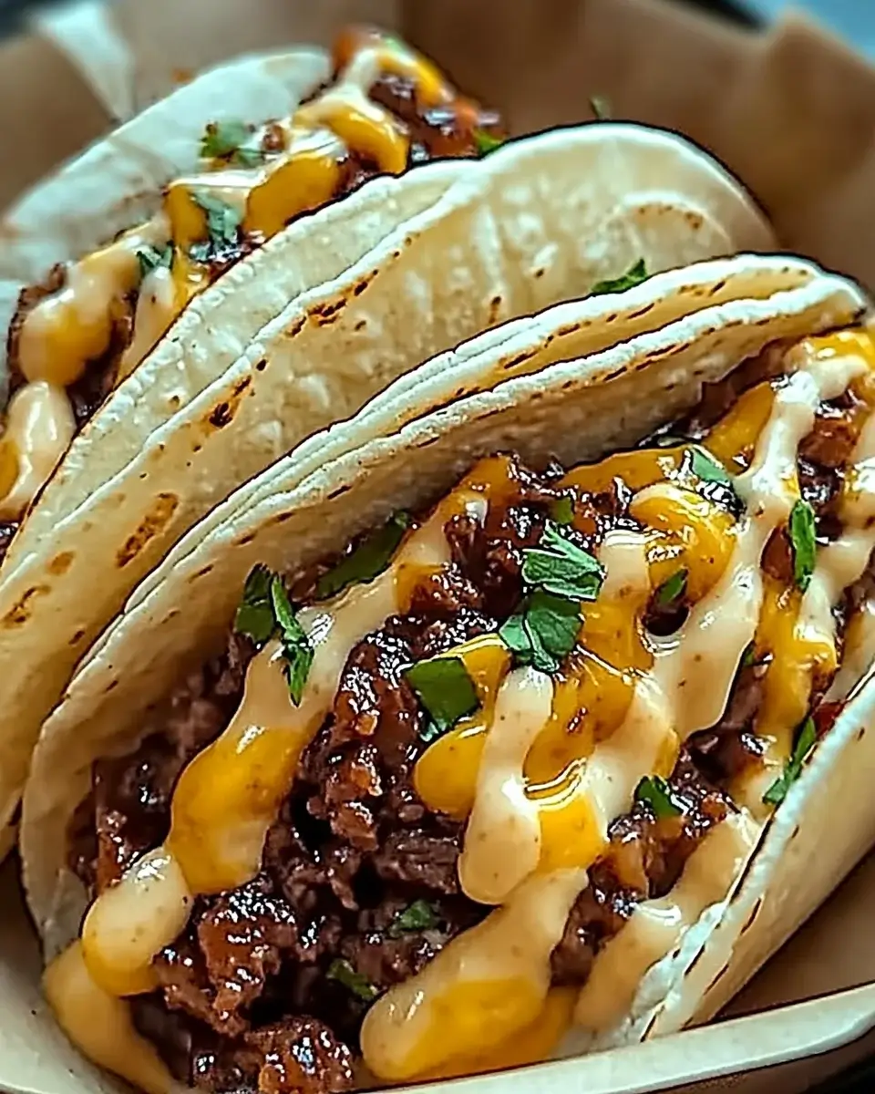 Garlic Butter Honey BBQ Beef Tacos: A Flavor Explosion!