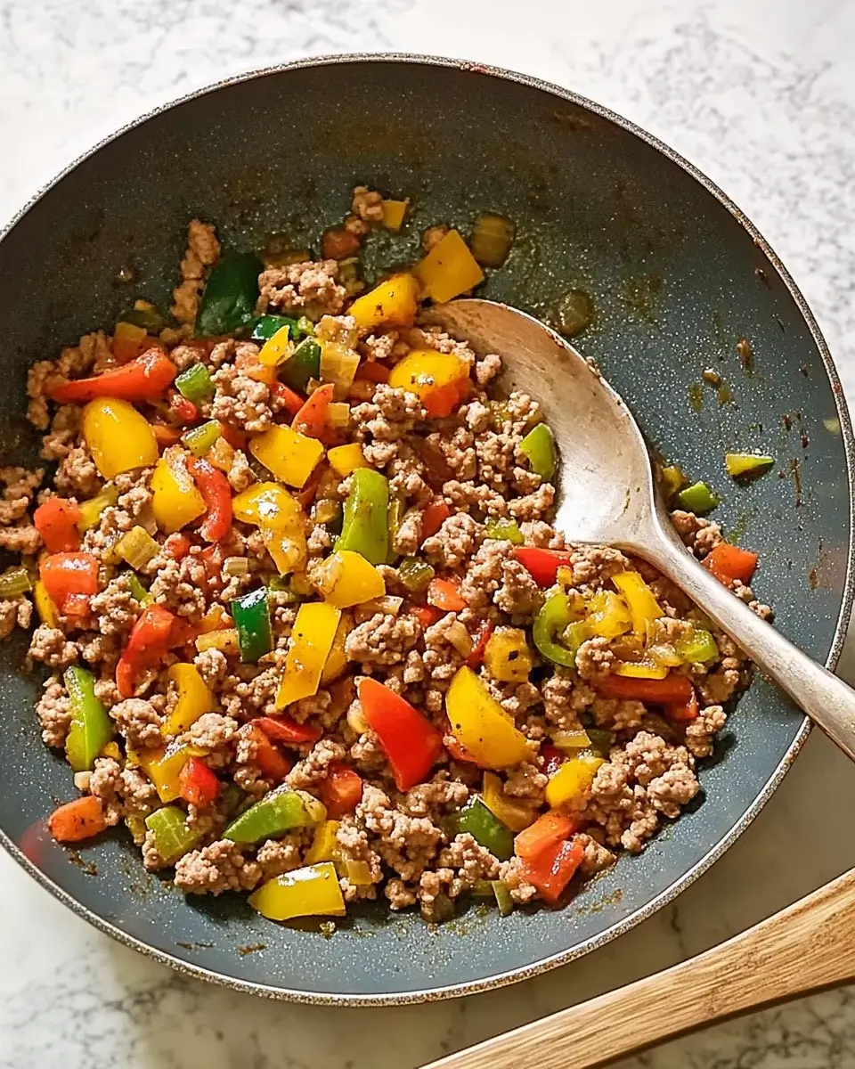 Ground Turkey and Peppers Skillet: A Quick and Tasty Meal