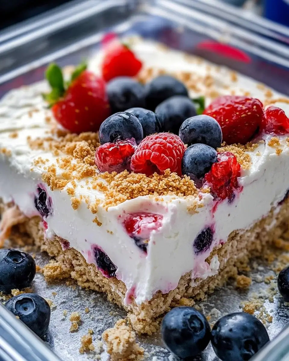 No-Bake Berry Lush: Delight in This Easy Dessert Recipe!