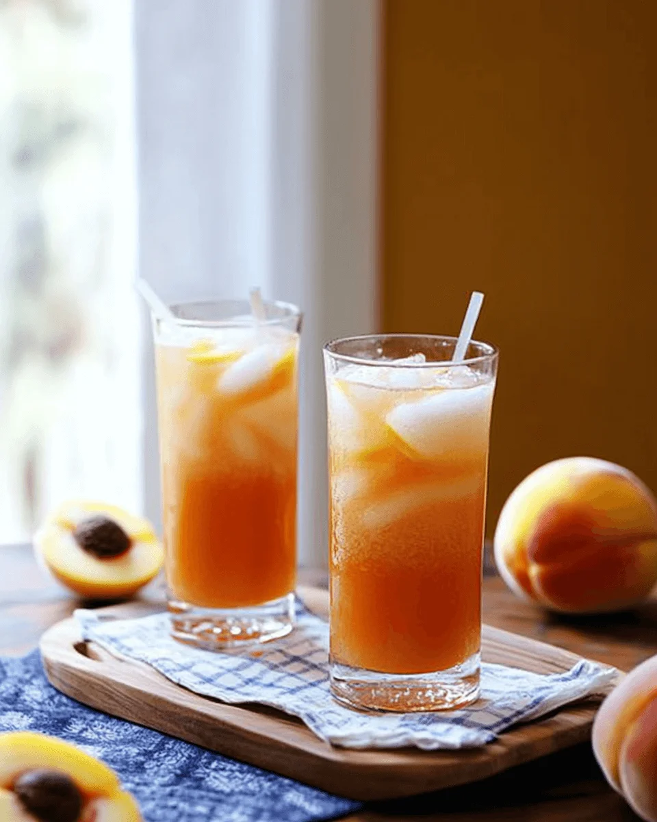 Peach and Cardamom Lemonade: Refreshing Recipe Inside!