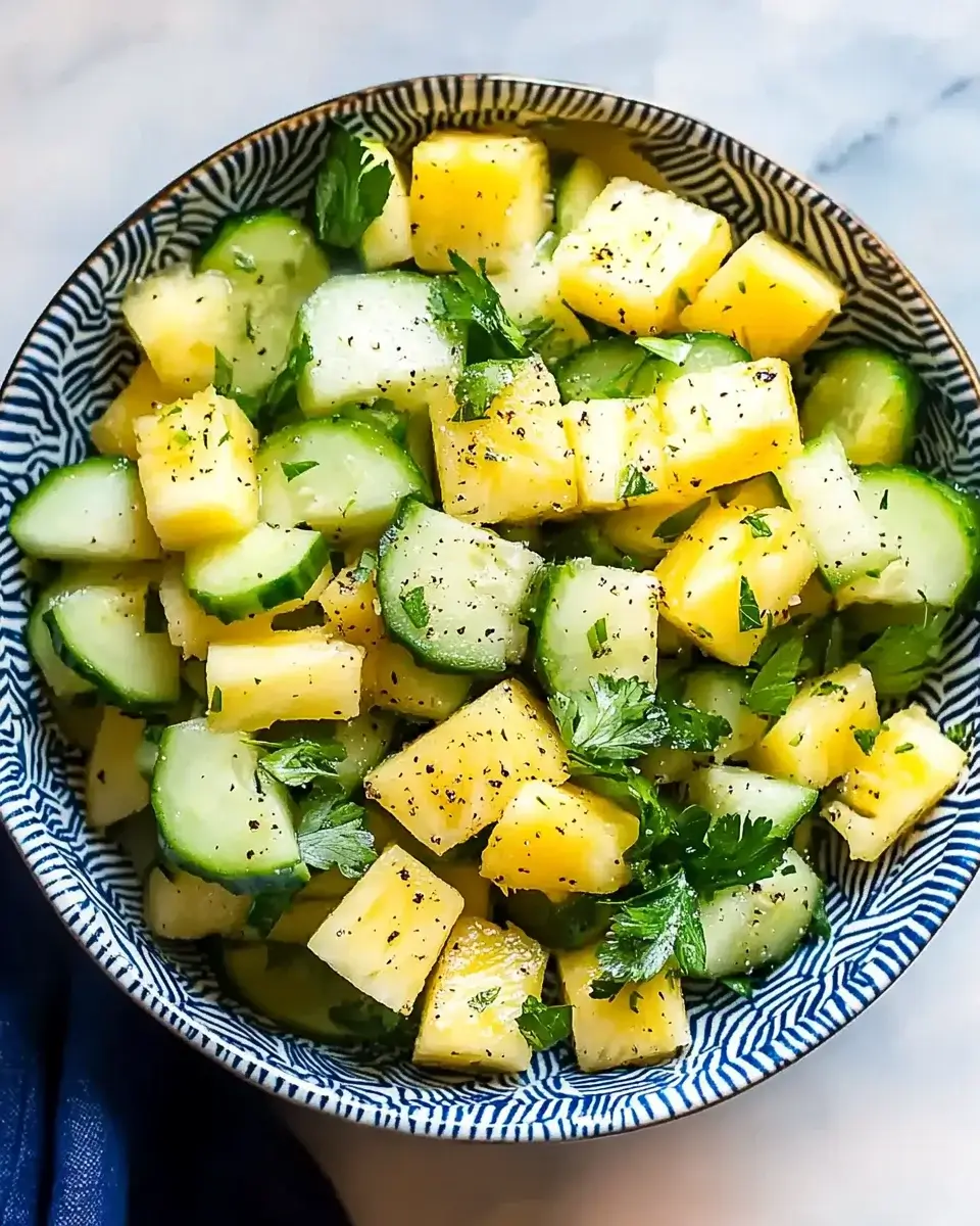 Pineapple Cucumber Salad: A Refreshing Summer Delight!