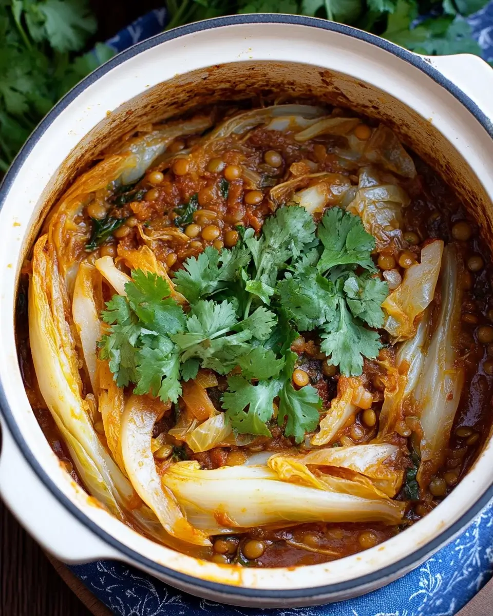 Savory Braised Cabbage and Lentils: A Flavorful Delight!