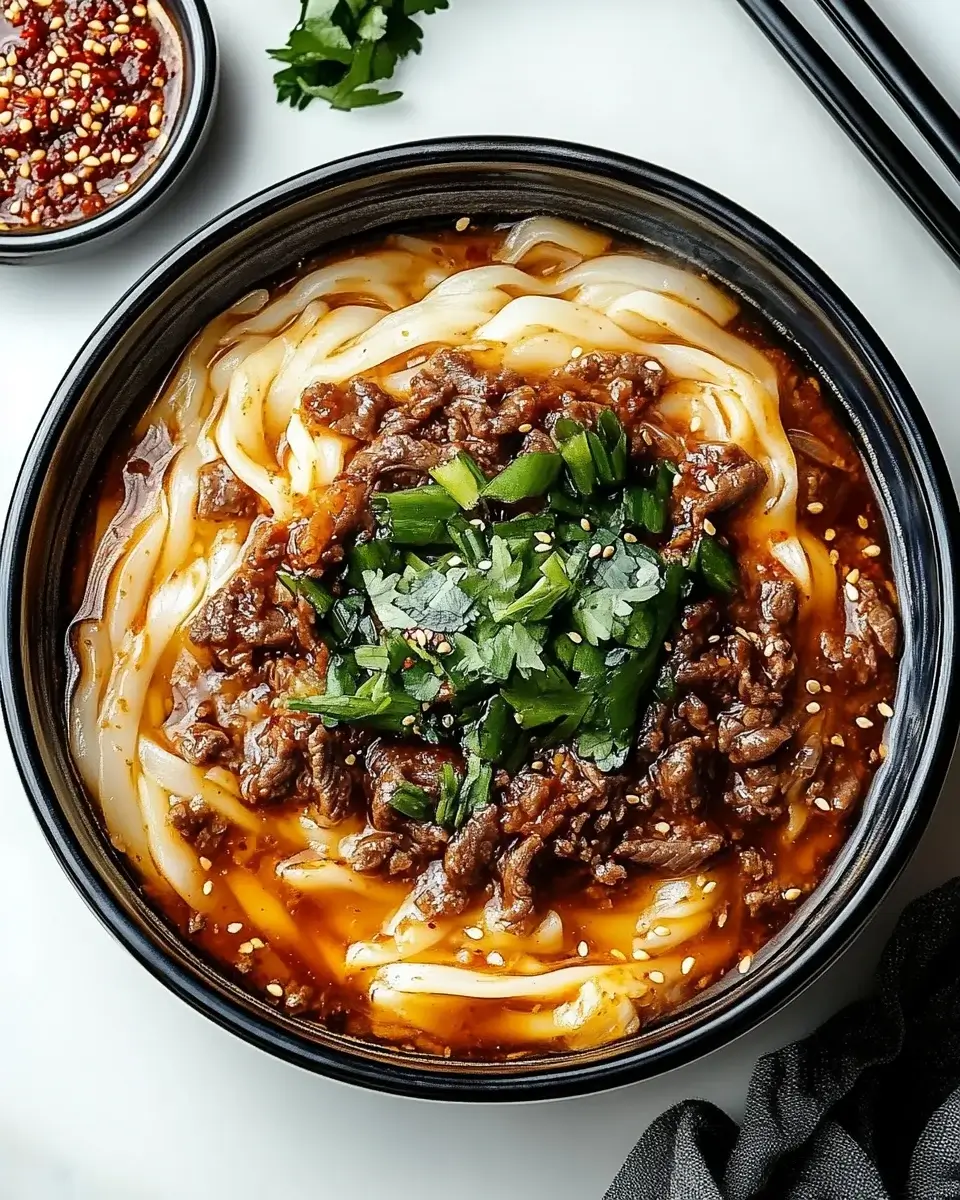 Spicy Korean Gochujang Beef Noodles: A Must-Try Recipe!