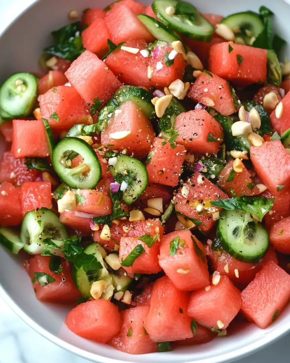 Spicy Thai Watermelon Salad: A Refreshing Summer Delight!
