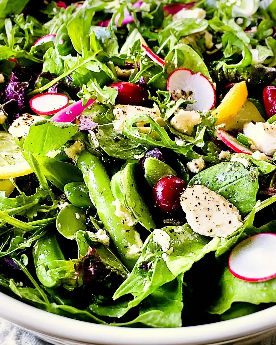 Spring Garden Salad with Lemon Vinaigrette: Fresh Delight!