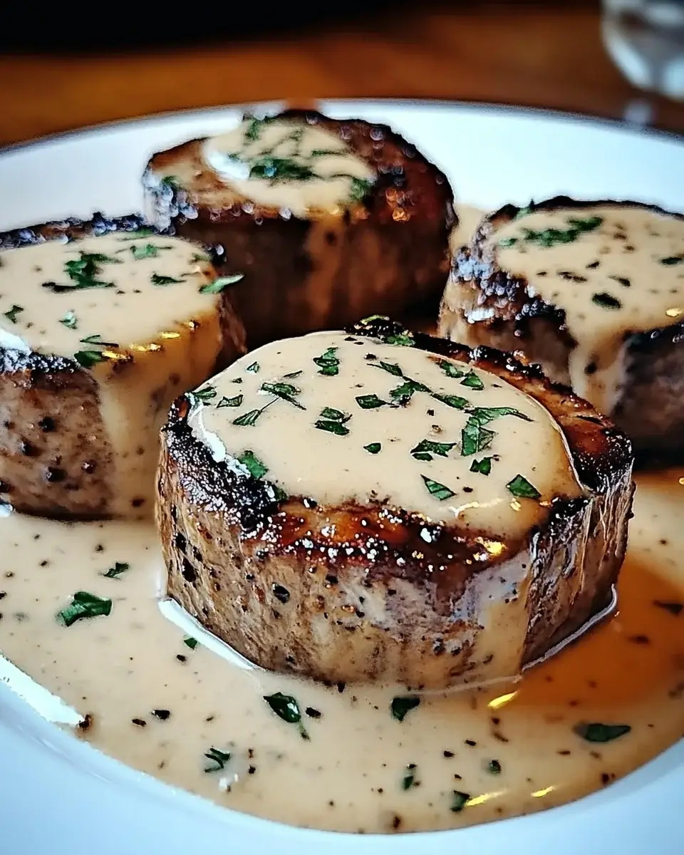 Steak with Haunted Bourbon Garlic Cream Sauce: Delightful Recipe!