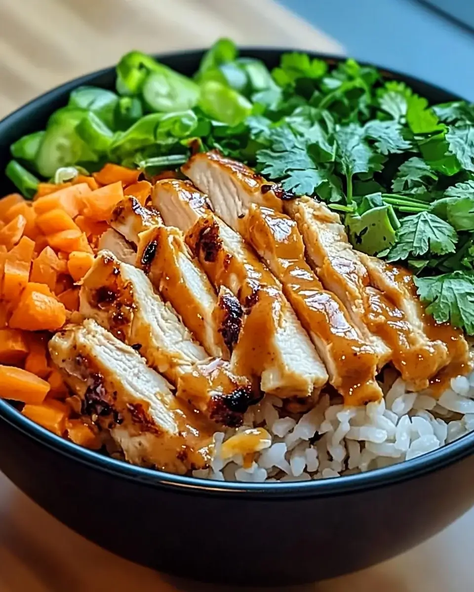 Thai Peanut Chicken Bowl: A Quick, Flavorful Delight!
