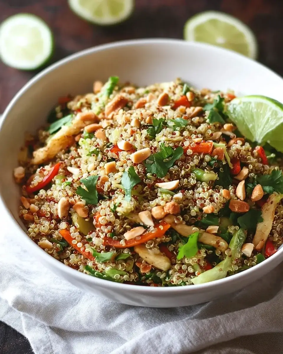 Thai Quinoa Crunch Salad: A Refreshing Healthy Delight!