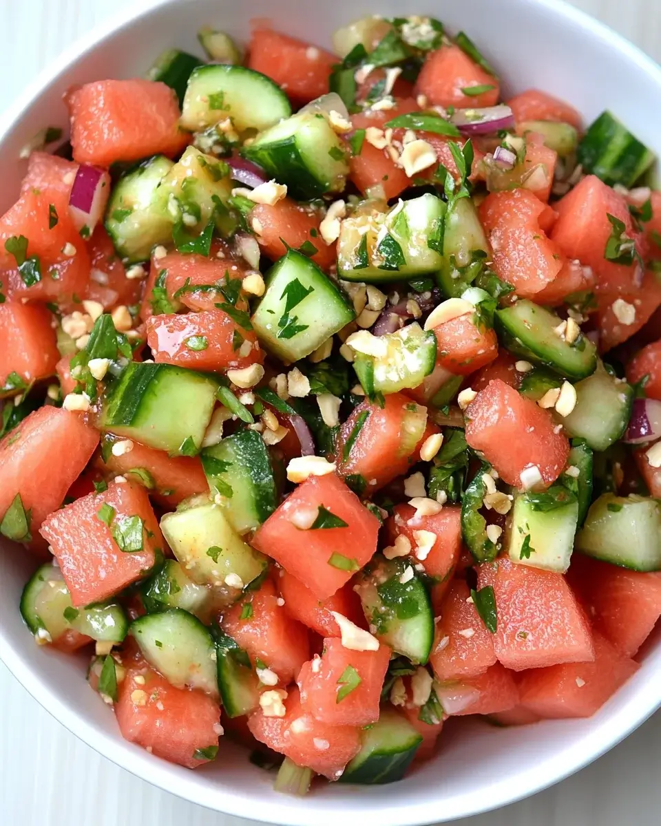 Thai Watermelon Salad: Refreshing Taste You'll Love!