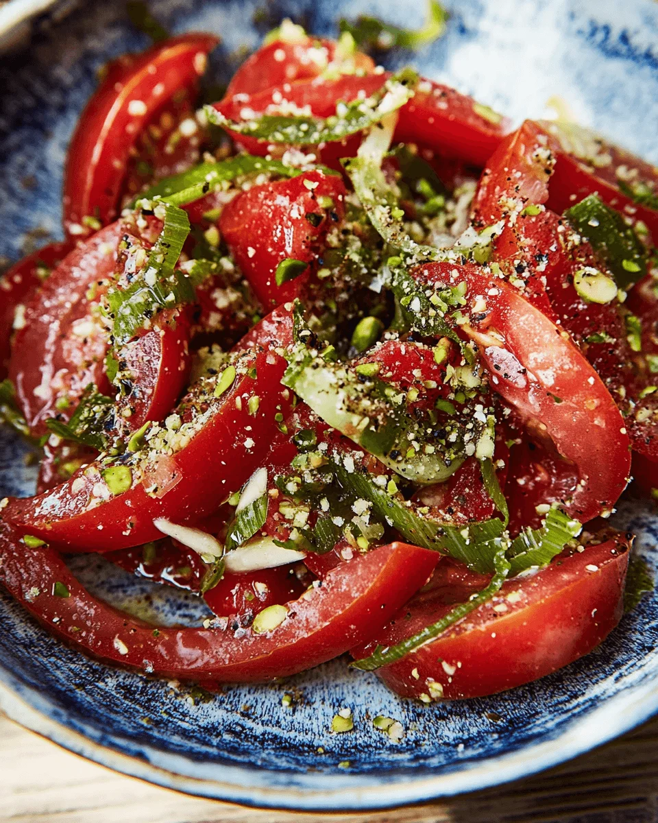 Tomato and Pistachio Salad: A Fresh Flavor Adventure!