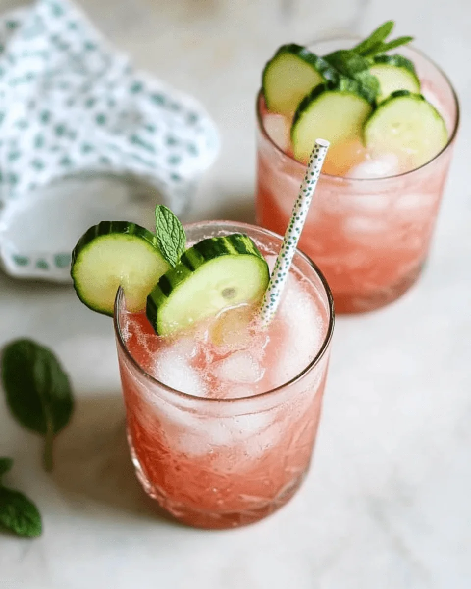 Watermelon Ginger Sparkler: Refreshingly Easy Recipe!