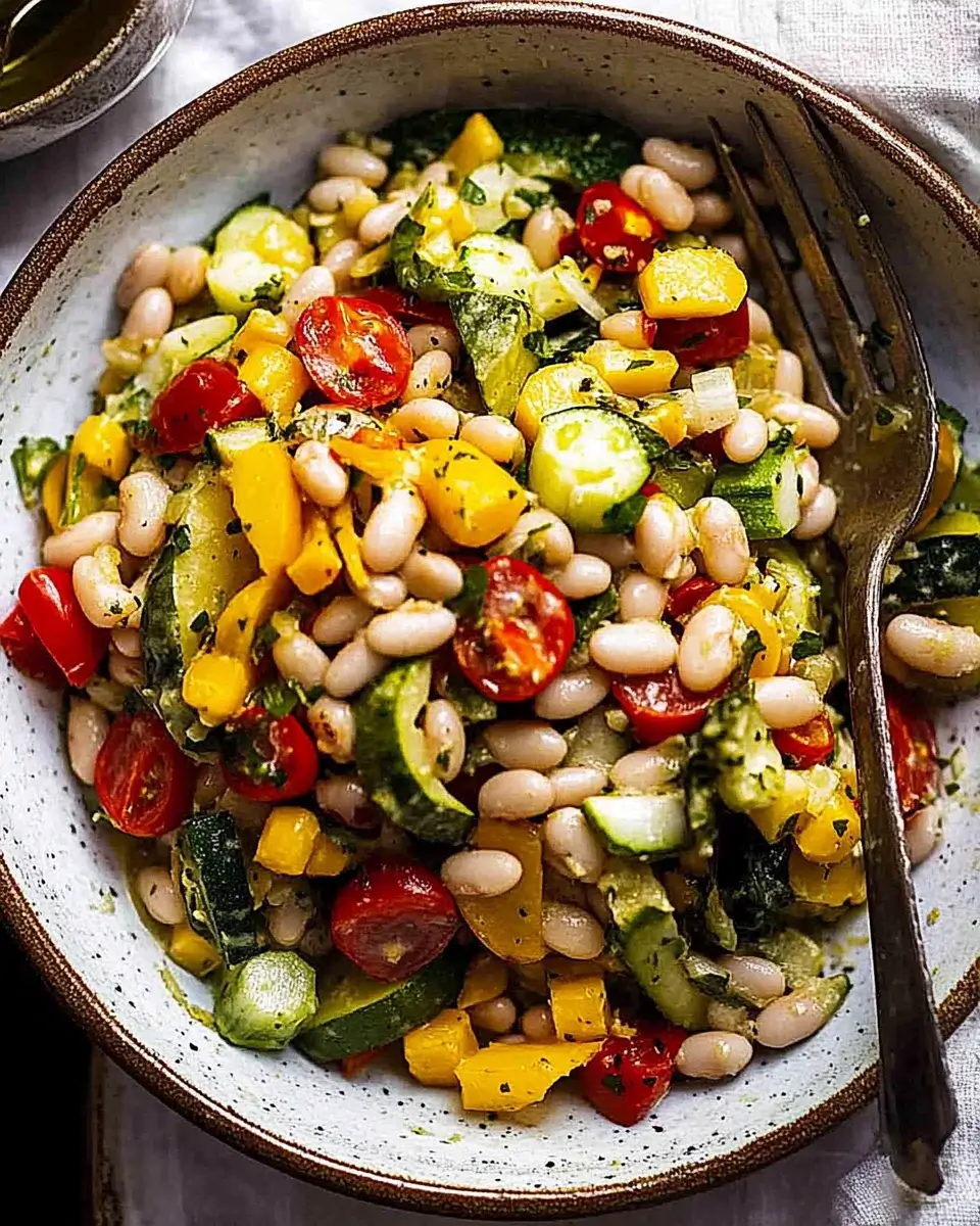 White Bean and Summer Vegetable Salad: A Fresh Delight!