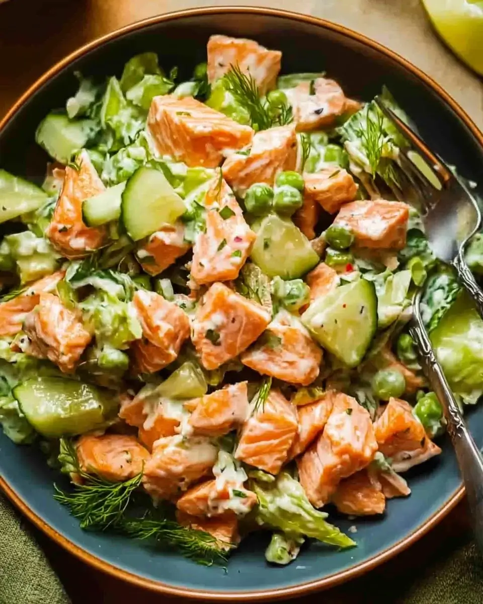 Zesty Salmon Salad: A Tangy Delight You Must Try!