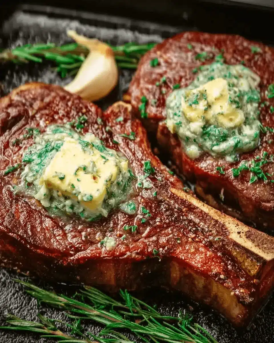 Air Fryer Ribeye Steak with Garlic Butter: Savor Perfection!