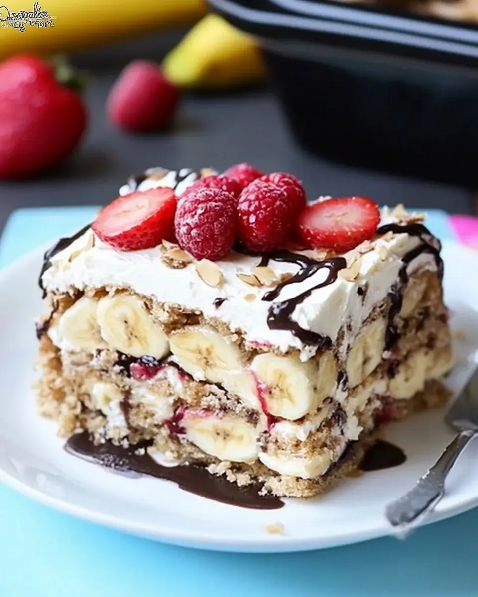 Banana Split Icebox Cake: A Delightful No-Bake Treat!