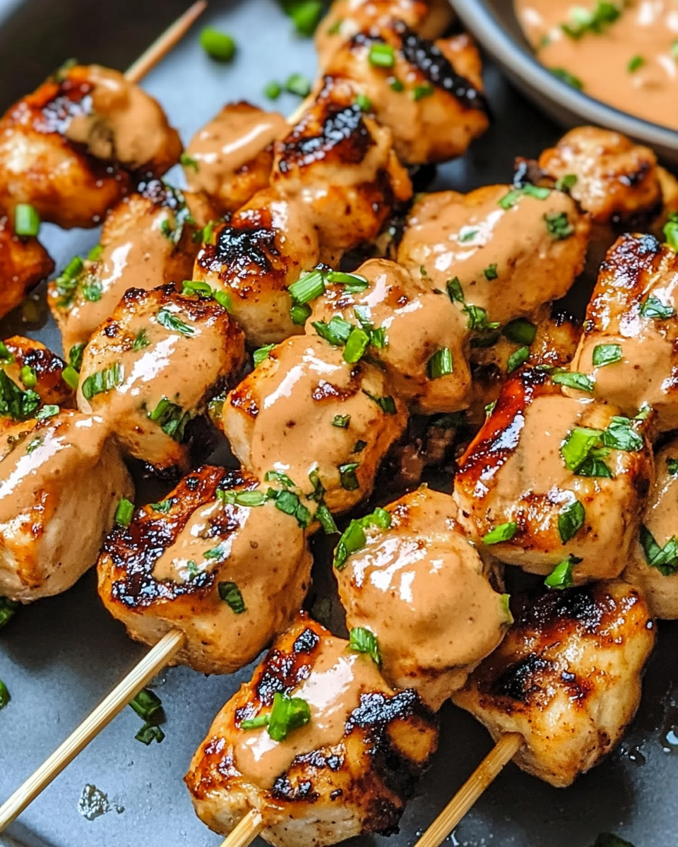 Bang Bang Chicken Skewers: A Flavorful Grilling Delight!
