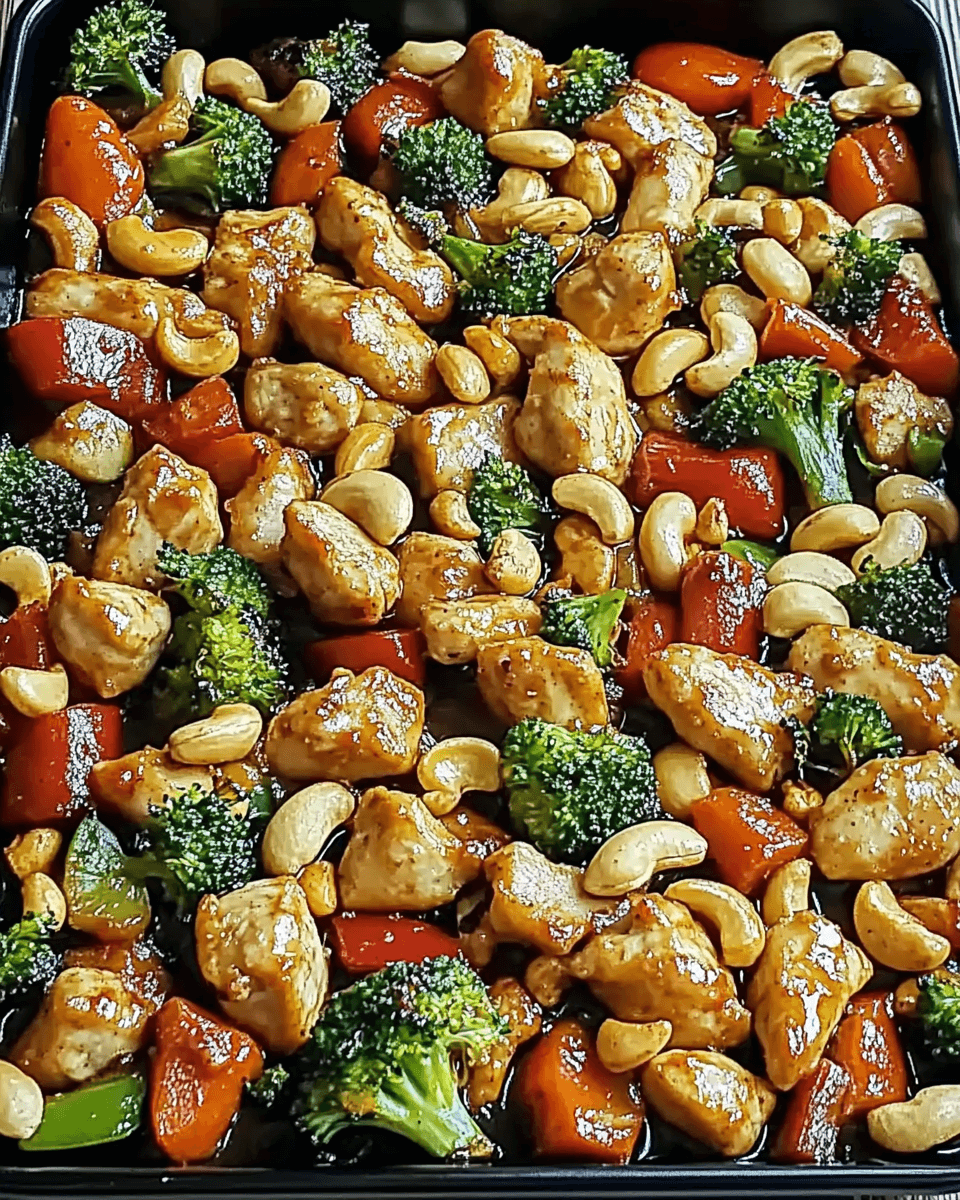 Cashew Chicken Sheet Pan Dinner: Quick & Delicious Recipe