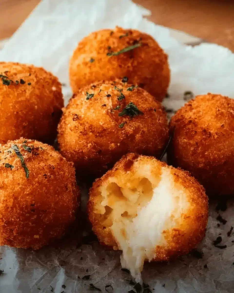 Cheesy Italian Arancini Balls: Discover a Crispy Delight!