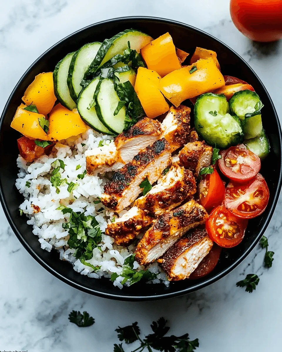 Chicken Gyro Bowls are your new favorite meal idea!