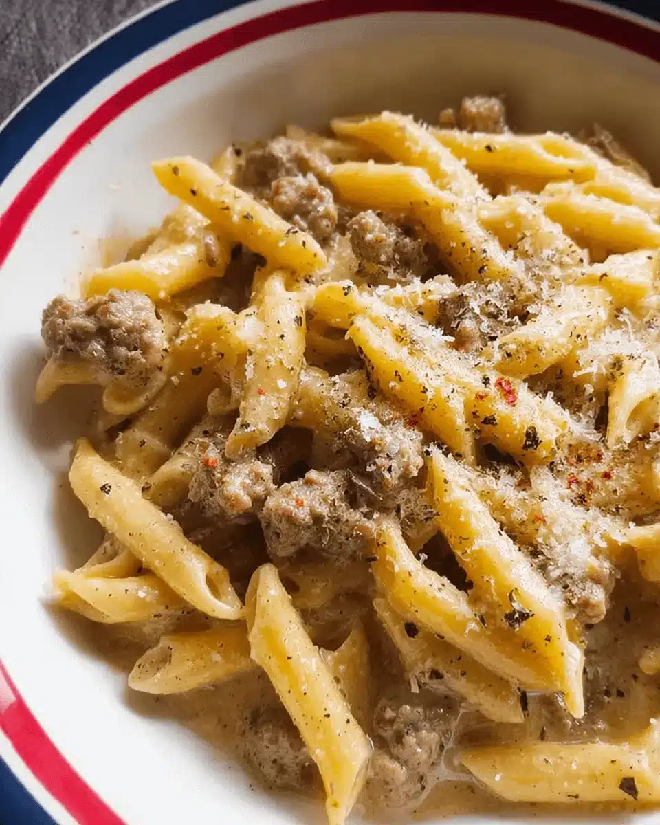 Creamy Sausage Pasta: A Delicious Dinner Delight!