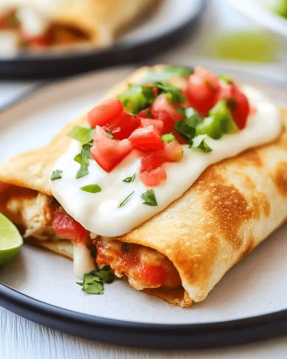 Crispy Chicken Chimichangas: A Delicious Recipe to Try!