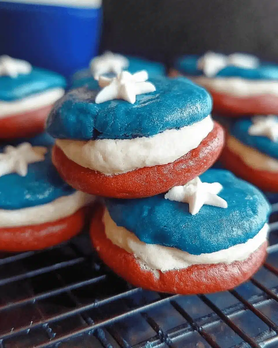 Fourth of July Whoopie Pies: Celebrate with a Sweet Twist!
