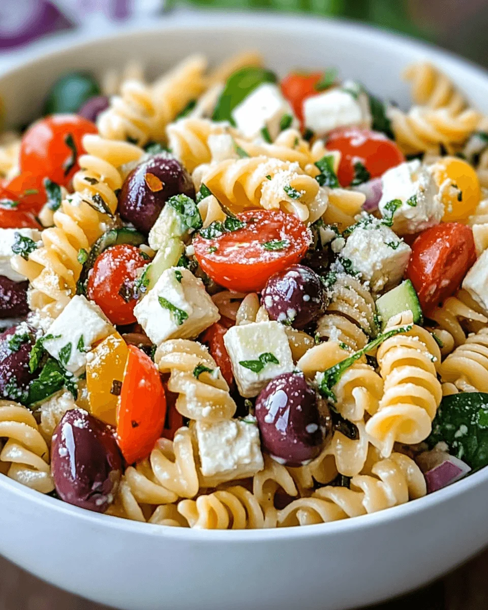 Greek Pasta Salad: Discover the Easiest Recipe Today!