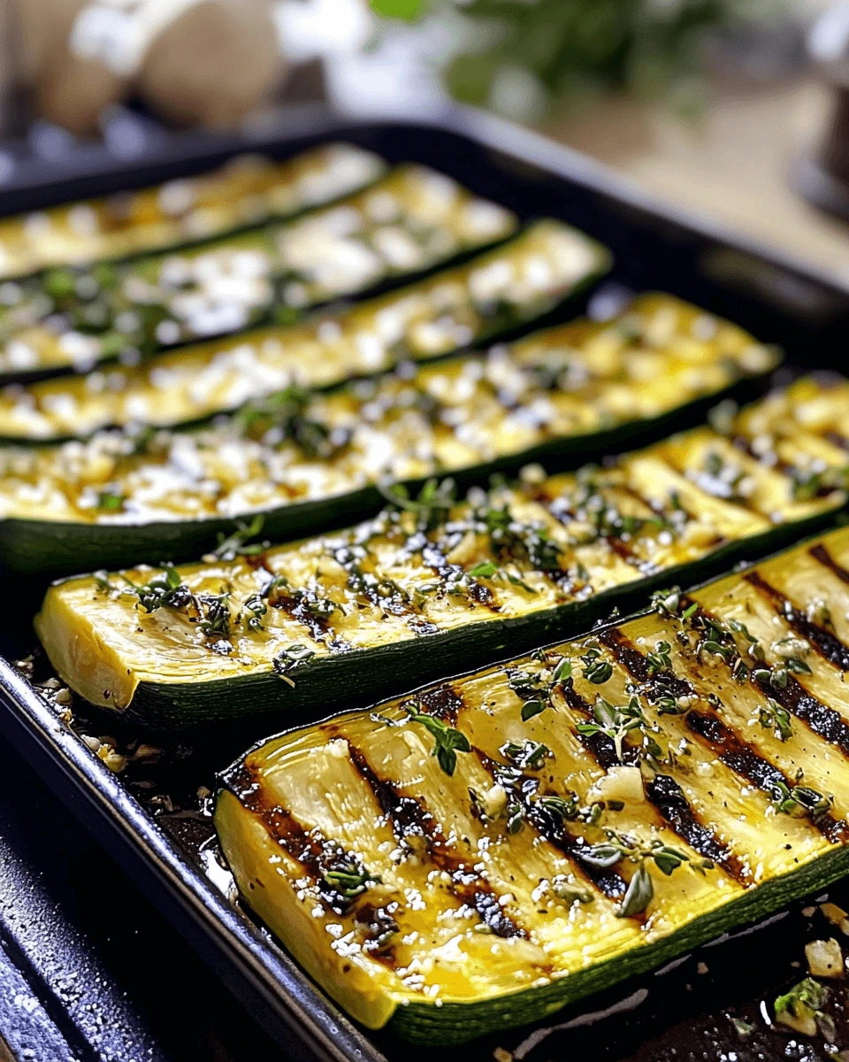Grilled Zucchini with Garlic and Parmesan: A Must-Try Recipe!