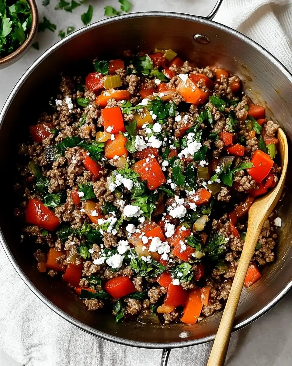 Mediterranean Ground Beef Stir-Fry: A Flavorful Recipe!