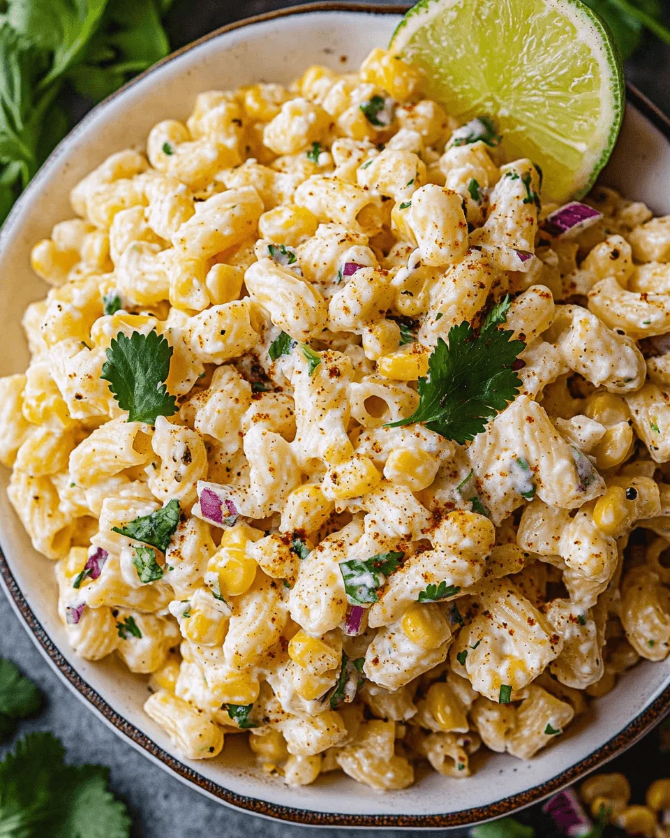 Mexican Street Corn Pasta Salad: A Flavorful Twist Awaiting You!