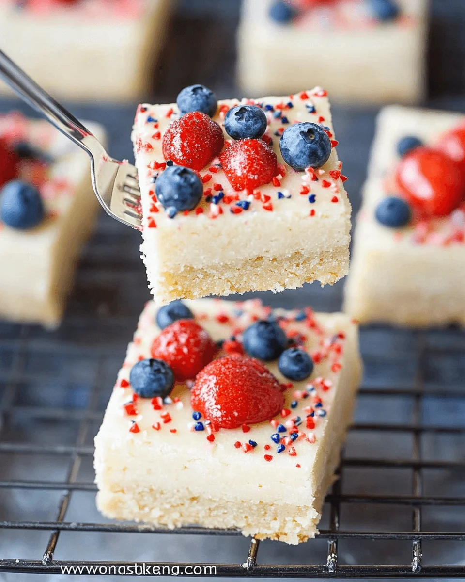 Patriotic Sugar Cookie Bars: A Fun Recipe You’ll Love!