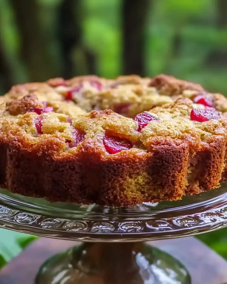 Rhubarb Sour Cream Coffee Cake: Delight in This Easy Recipe!