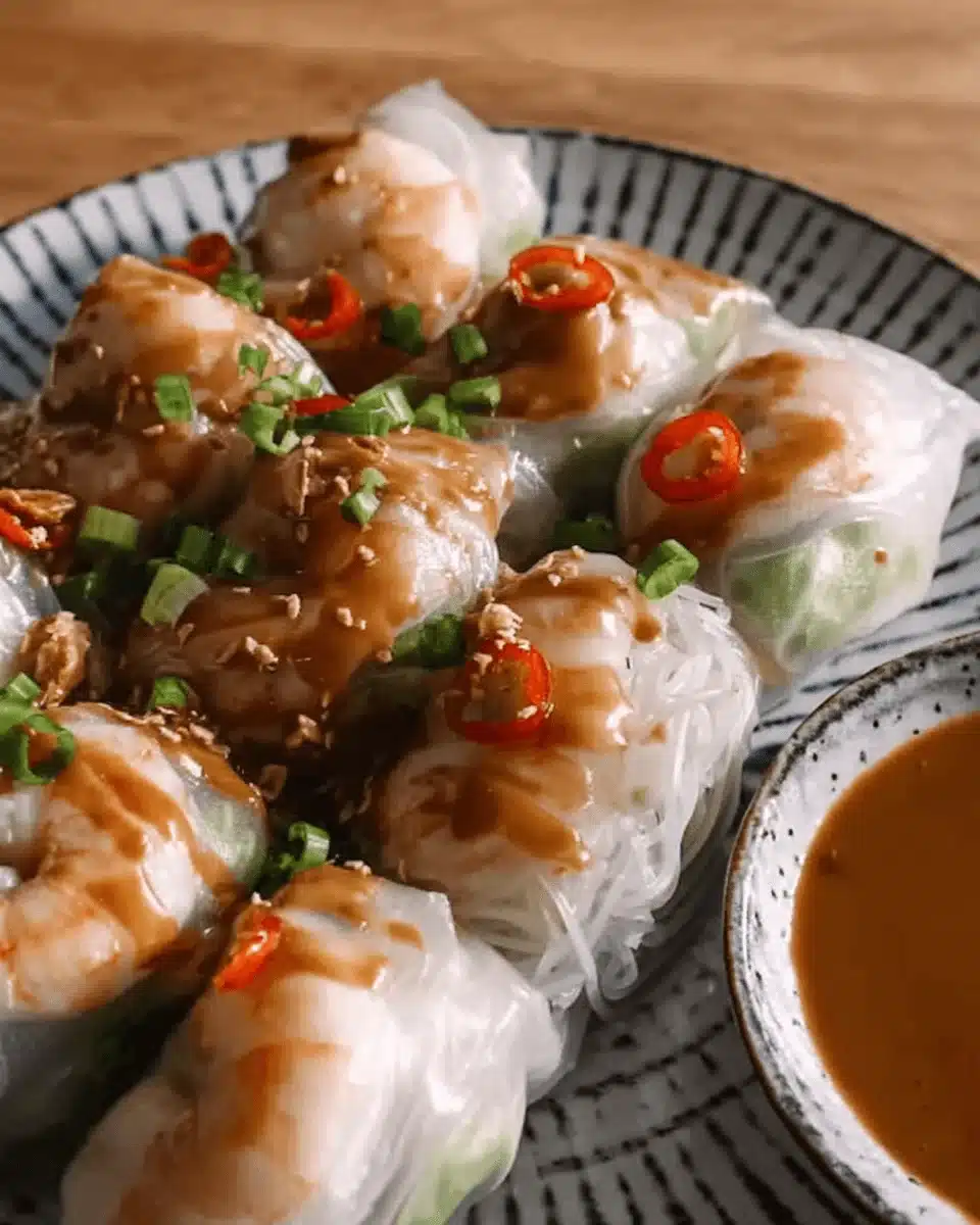 Shrimp and Avocado Rice Paper Rolls: Easy Fresh Recipe!